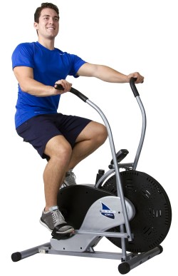 body rider indoor upright bike with rear drive flywheel